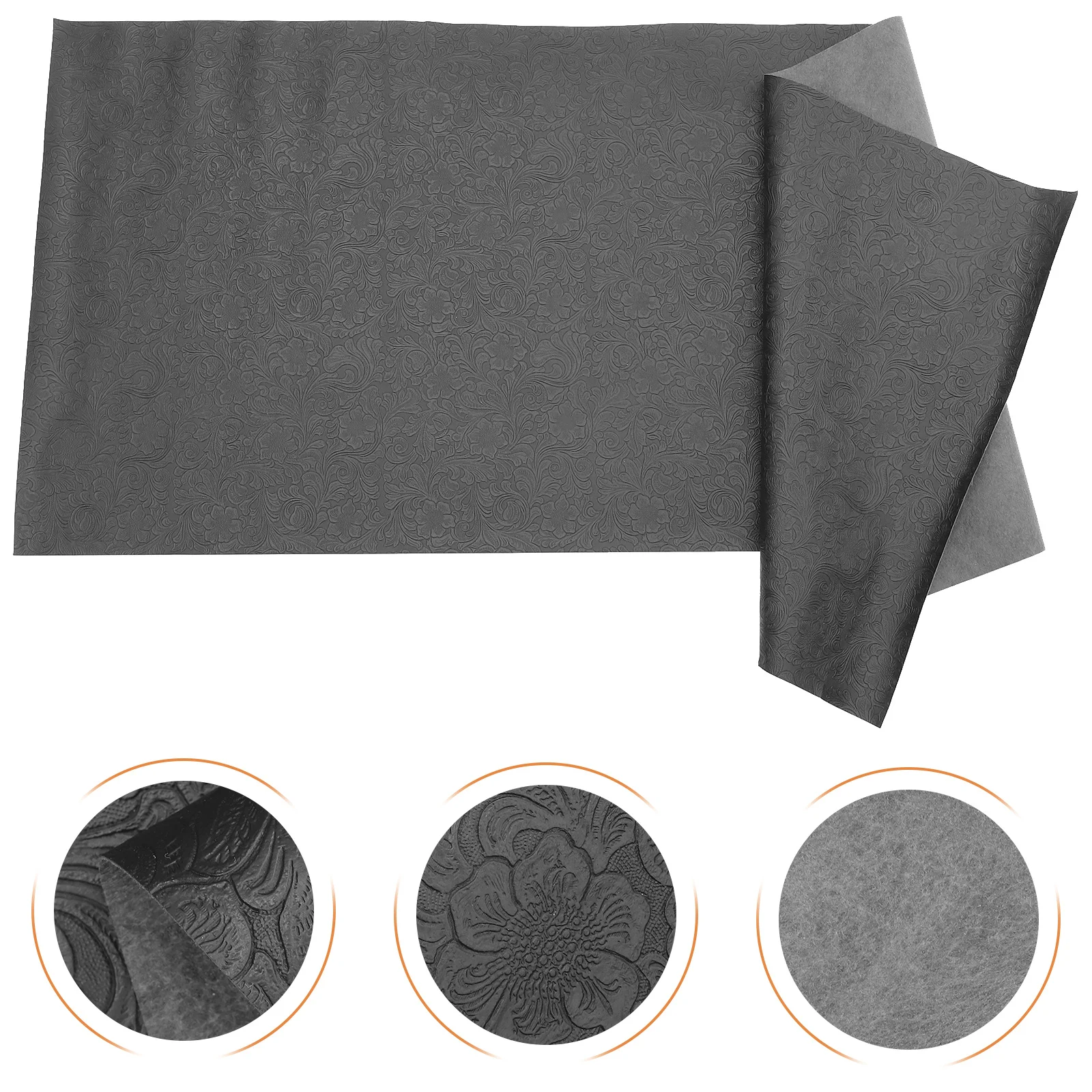 

1 Roll Geometric Pattern Artificial Sheet Smooth Thin For Diy Jewelry Bag Craft Sewing Scrap Craft Kits Luggage