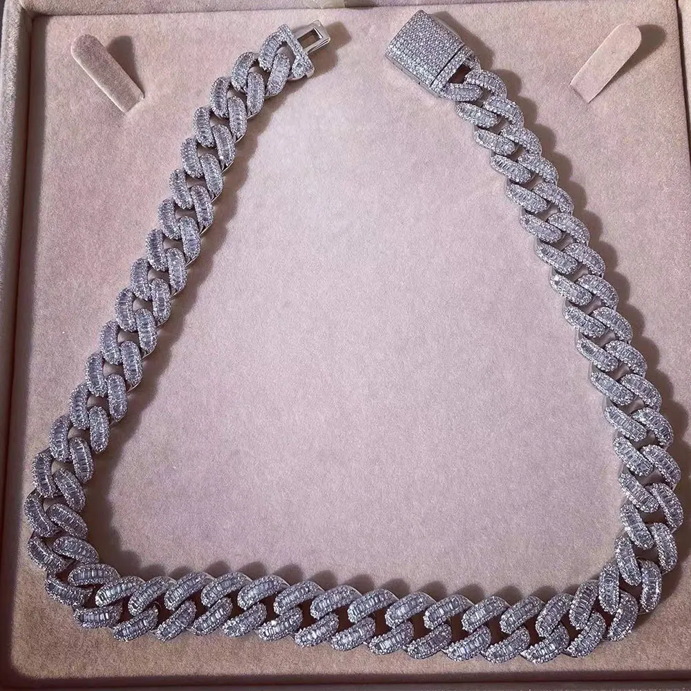 

Miami Cuban Link Chain for Men Jewelry Necklaces