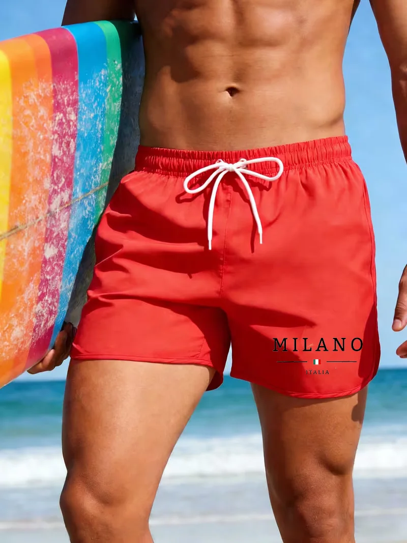 New! Men's cool beach shorts, personalized and cool creativity, printed beach casual shorts, suitable for Hawaii vacation