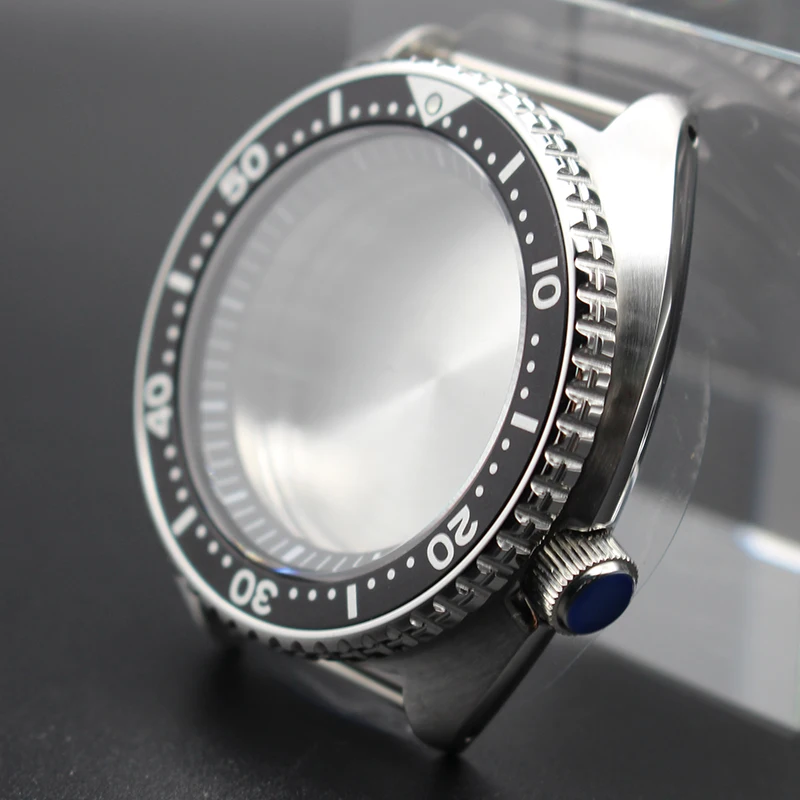 45mm Herrenuhrengehäuse SKX007 SKX009 SKX013 SKX Mod Saphirglas für Seiko Tuna Turtle NH35 NH36 Uhrwerk 28,5mm Zifferblatt Bestseller – Detail 2