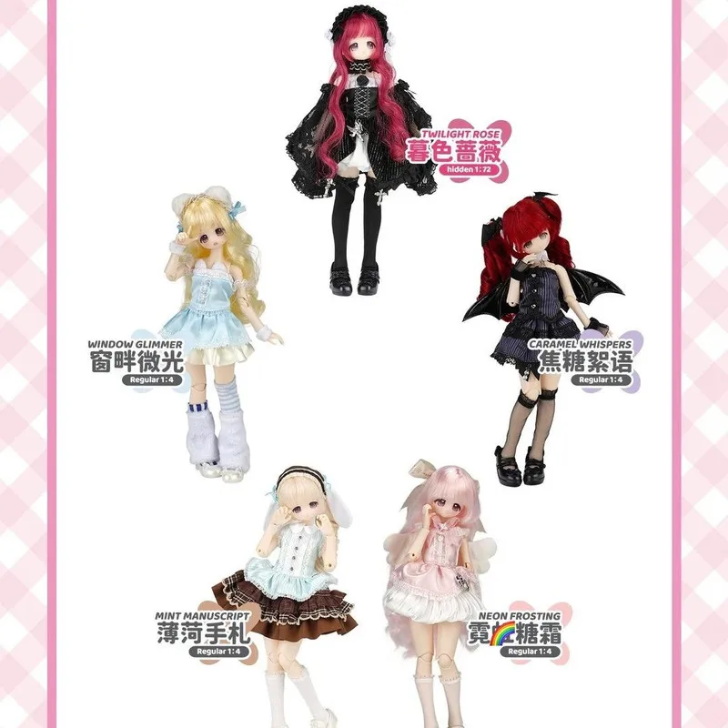Bjd Doll Articulated Movable Figure Gothic Trendy Collectible Toy Blind Box Desktop Ornament Decorative Gift For Adult Female view 3