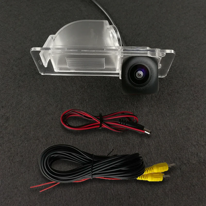 HD Wireless Car CCD Rear Camera Fisheye 8 12 led dynamic Night waterproo For Skoda Rapid Volkswagen VW Santana Jetta 2013-2016