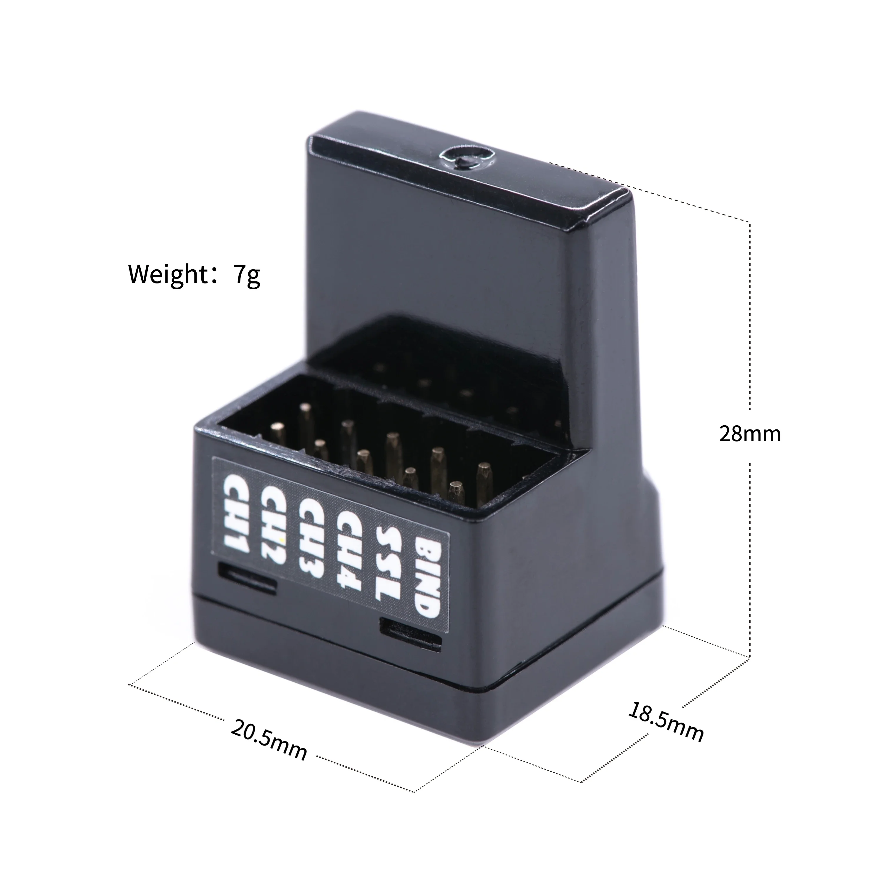 DASMIKRO DSK-492 V2 FH5 kompatybilny bez anteny odbiornik dla SANWA FH-5 M17 MT-5 MT-R FHSS-5