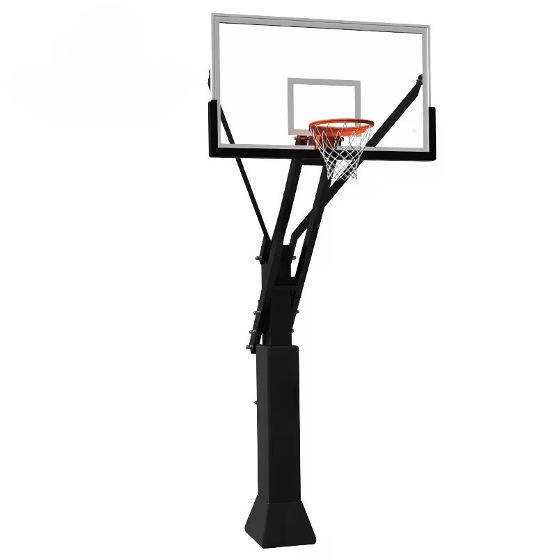 American Regulation Size Tempered Glass Backboard Breakaway Rim Professional 42