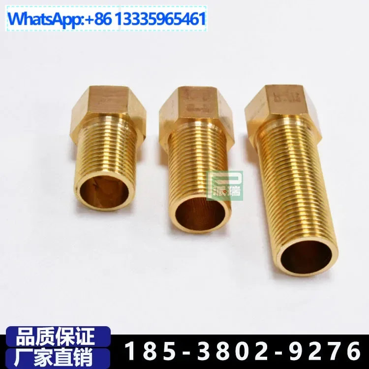 

10Pcs inner tooth to outer tooth brass fittings copper pipe fittings connector 3 minutes to 2 minutes inner and outer copper chr