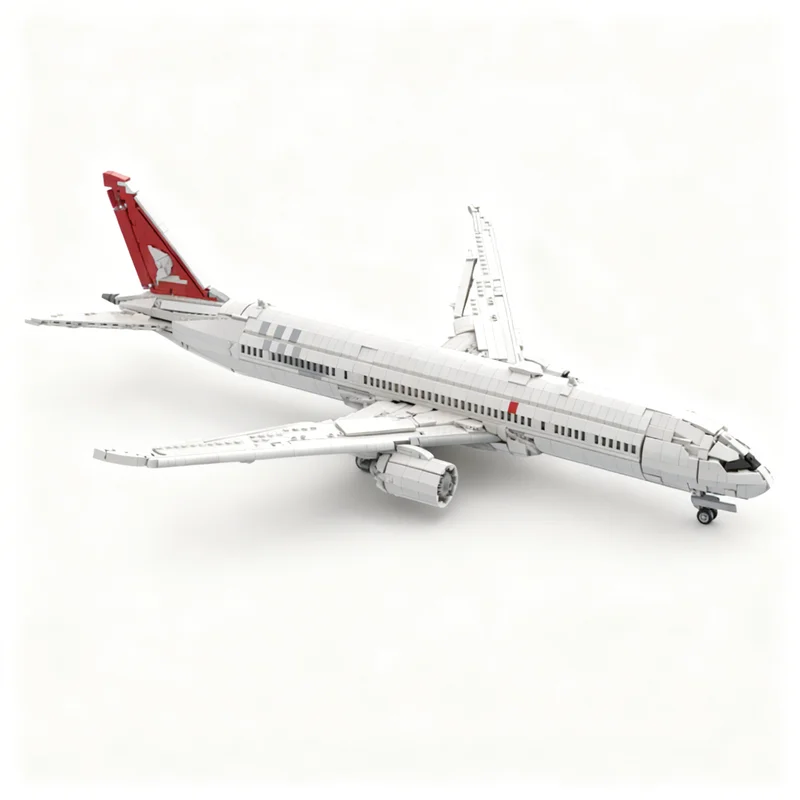 2342 детали MOC Creator Expert, модель Boeing 787-9 Dreamliner Turkish Airlines, строительные блоки, идея для рождественского подарка.