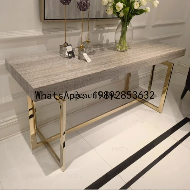 

W5.14 -Eternal Classic Entrance Table New Chinese Stainless Steel Entrance Entrance Table