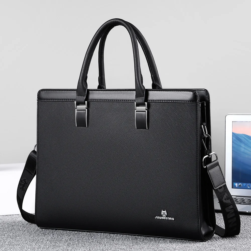 Valigetta da uomo d'affari Borse da uomo Borsa da laptop grande di lusso in pelle PU di moda per borsa a tracolla da uomo