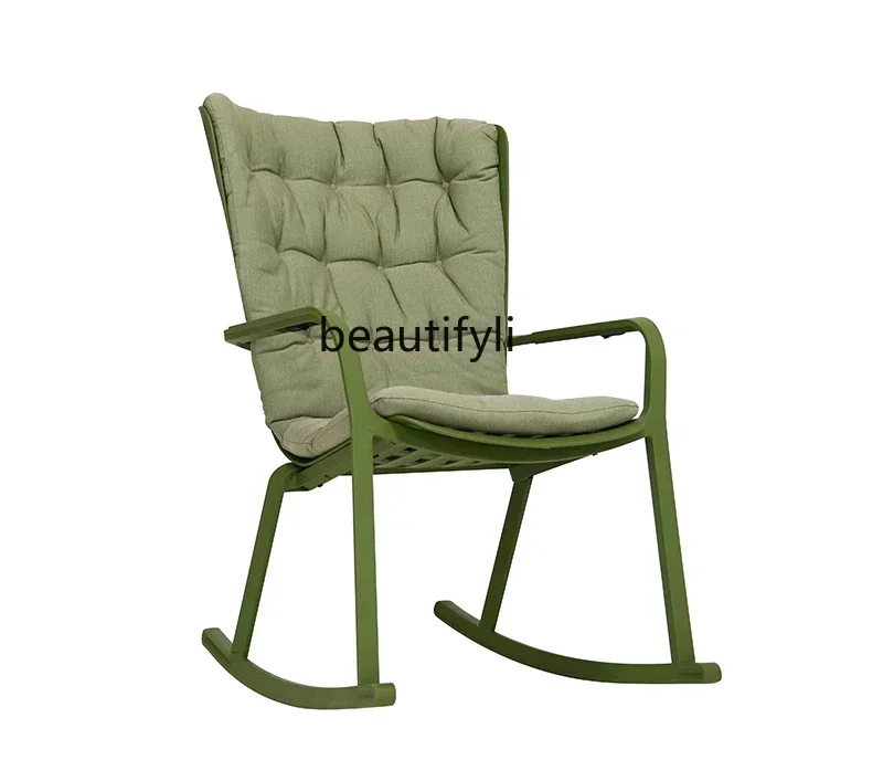 Outdoor Courtyard Terrace Garden Chair Balcony Home Leisure Chair Lazy Rocking Chair