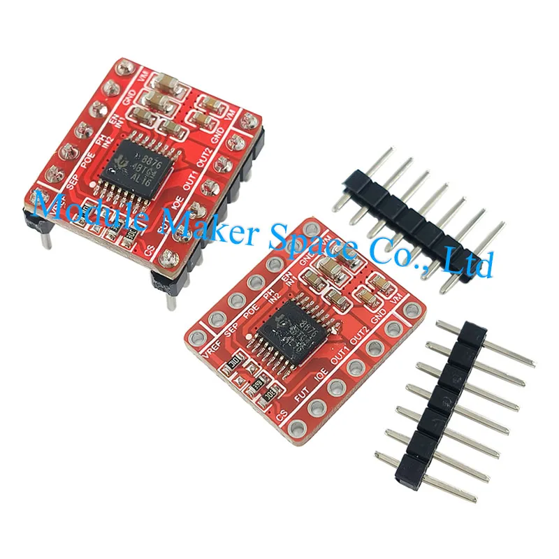 Módulo Driver de Motor DC com Escovas DRV8876/DRV8874 H-Bridge 4.5V-37V 1.1A 2A com Limite de Canal Único PWM e Sensor de Corrente
