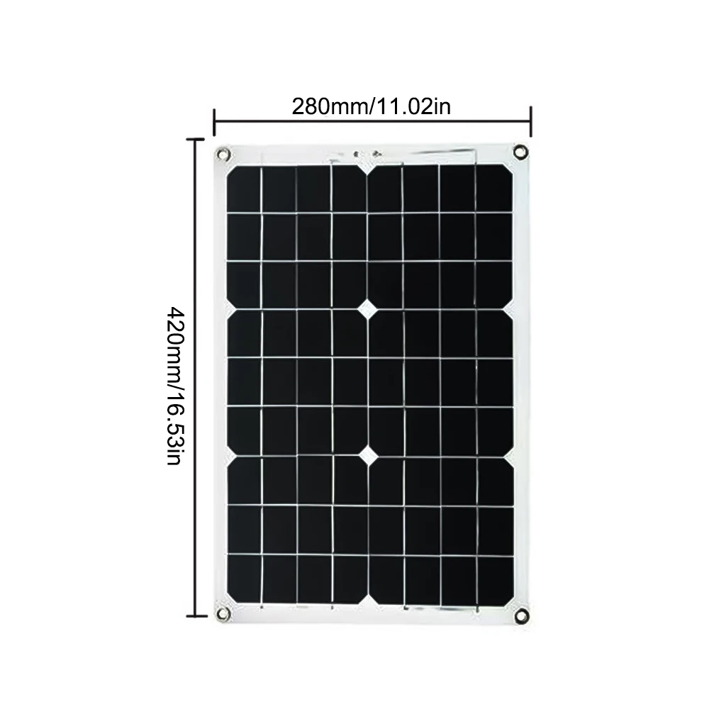 AC 220V Solar Sine Wave Inverter Generation System 6000W Inverter Dual USB Solar Panel 30A Controller Emergency Power Supply