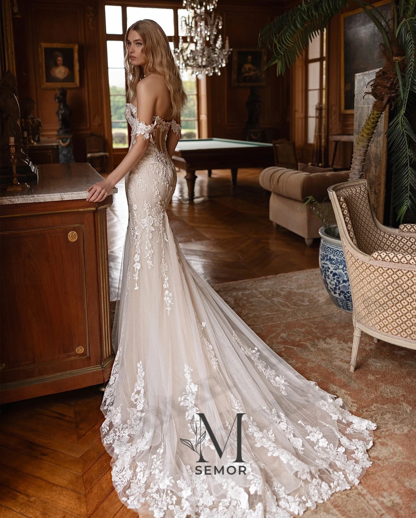 Semor Customized Exquisite Sweetheart Wedding Gown 2026 Charming Off the Shoulder Lace Applique Bridal Dresses Vestidos De Novia