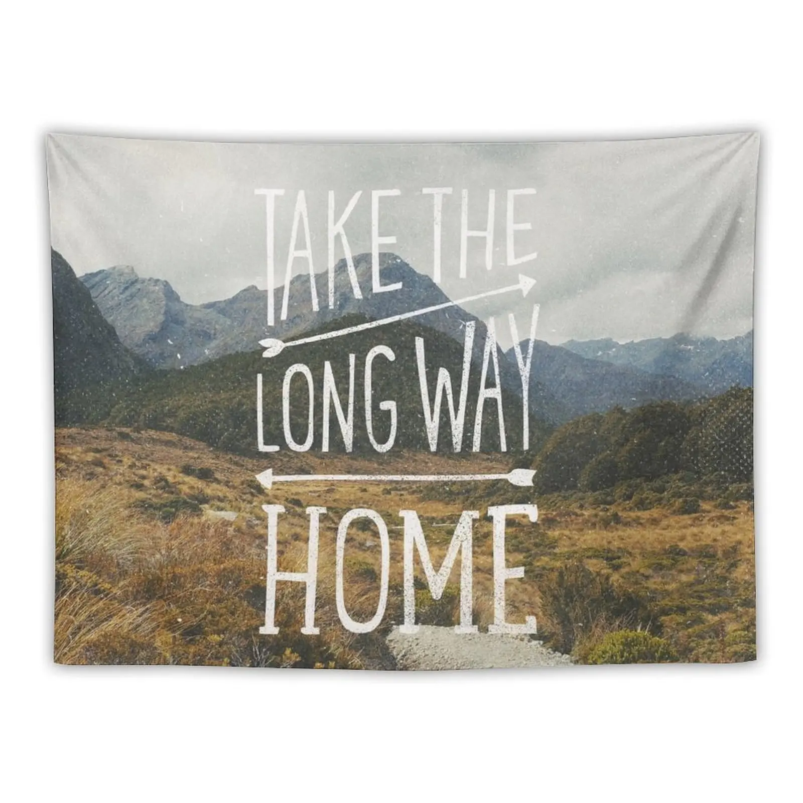 TAKE THE LONG WAY Tapestry House Decoration Anime Decor Home Decorating Wall Tapestries Tapestry