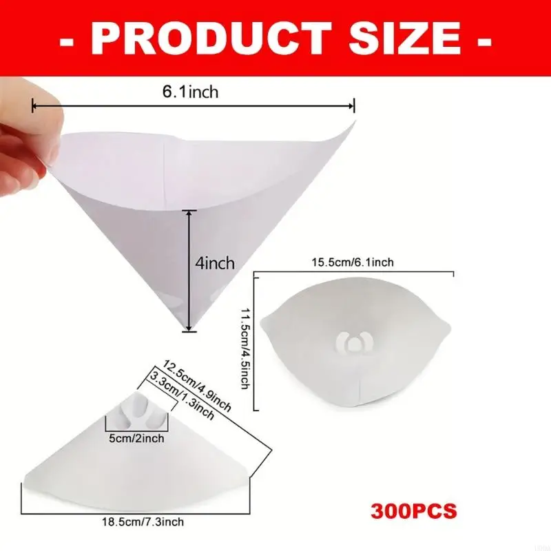  Pack of 300 Expendable Paper Sieves 190 Micrometre for Paint Sprinkle Rifles Efficient Use