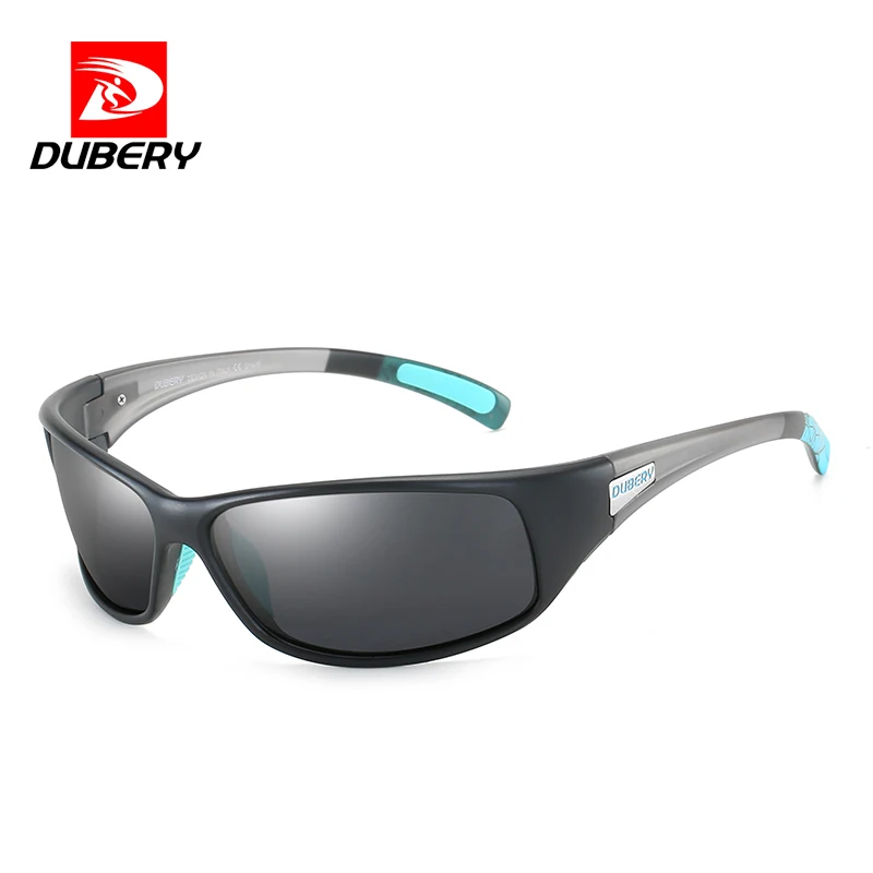 DUBERY Vintage Sunglasses Polarized Men's Sun Glasses For Men Driving Black Square Oculos Male 8 Colors Model D258