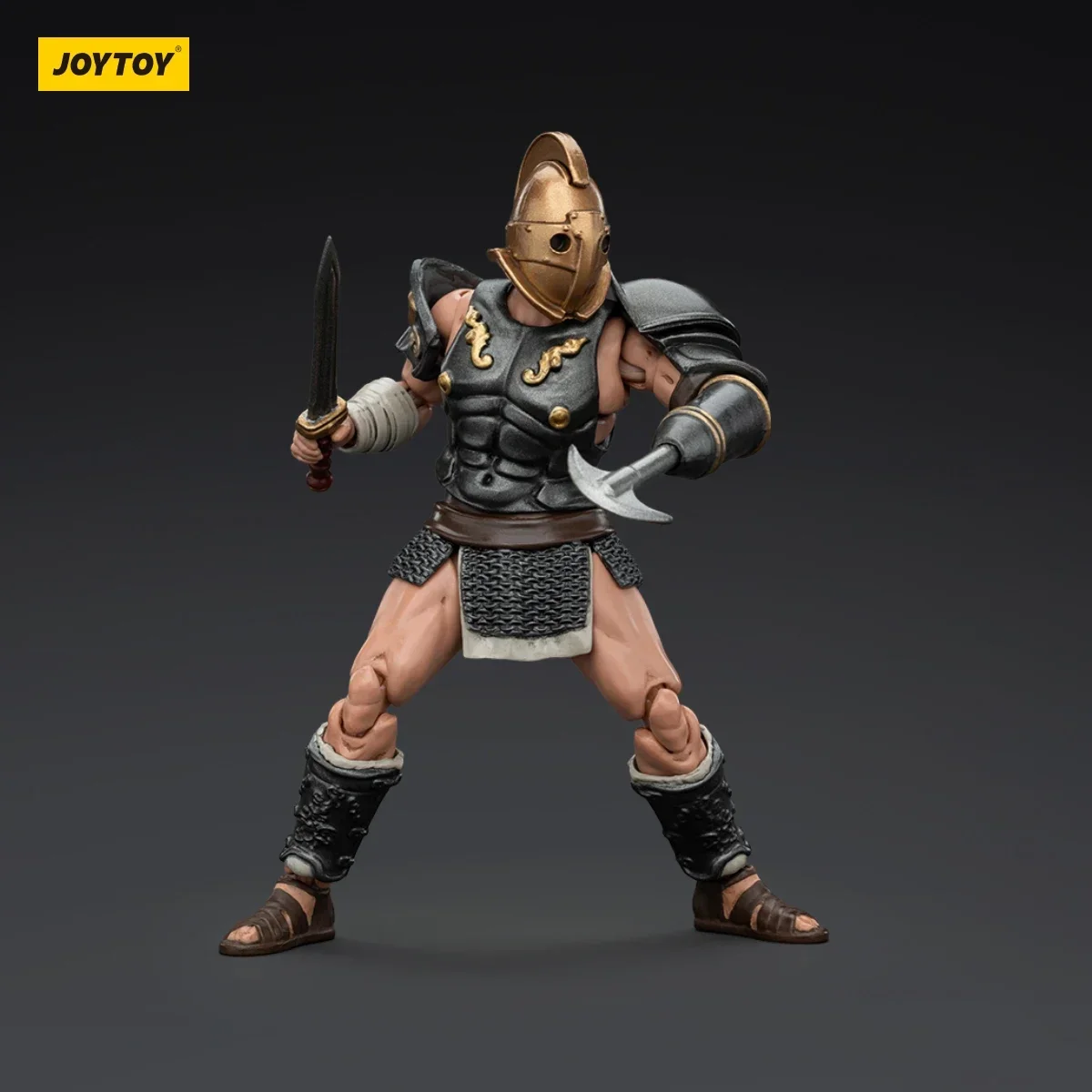 JOYTOY 1/18 Römischer Gladiator Hasta&Thraex&Secutor&Dimachaerus&Retiarius Gladiator Actionfigur Römischer Gladiator Modell Spielzeug Geschenk