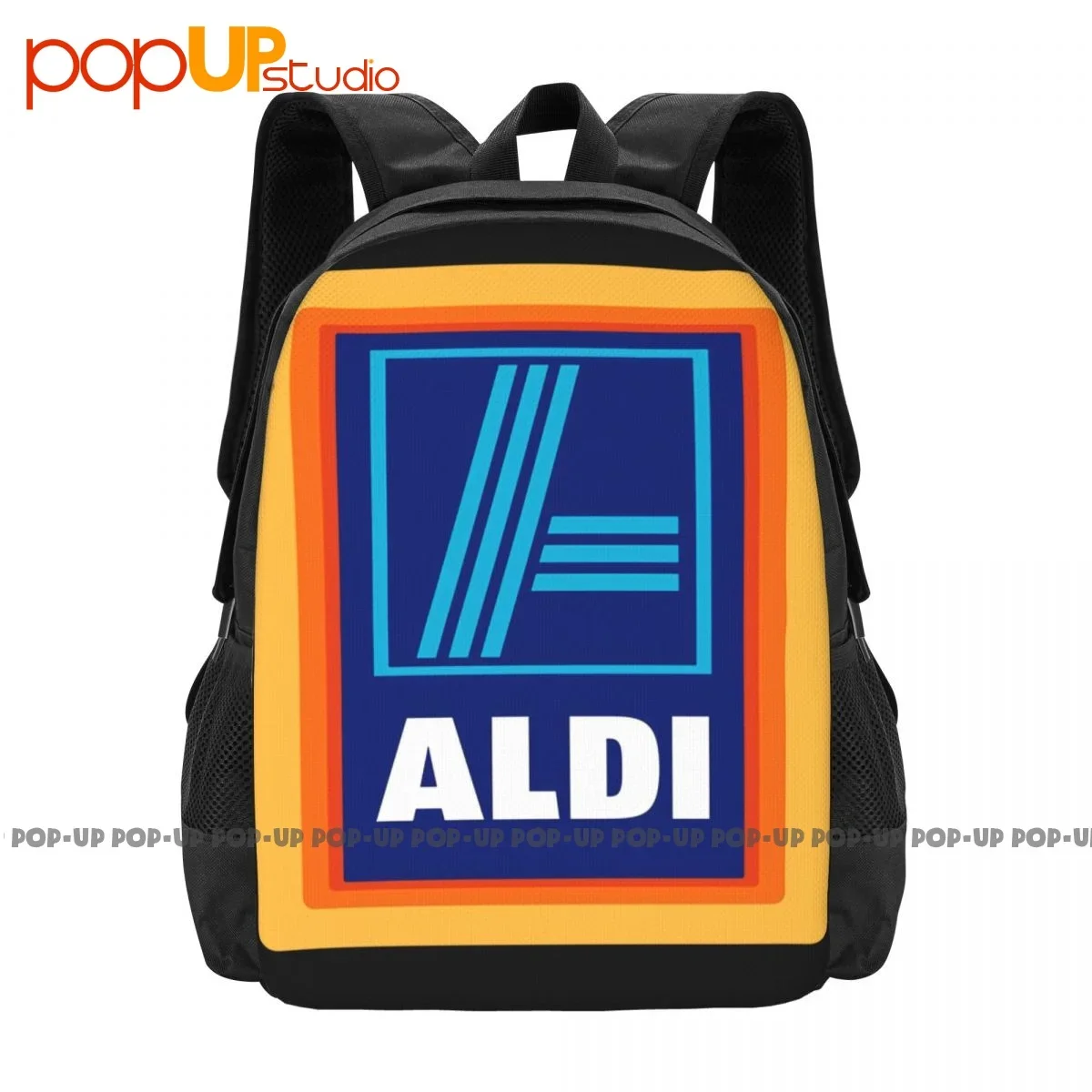 

Aldi Market Grocery Food Store Superstore Fan Backpack Large Capacity Hot Softback Storage Bag Bags For Travel