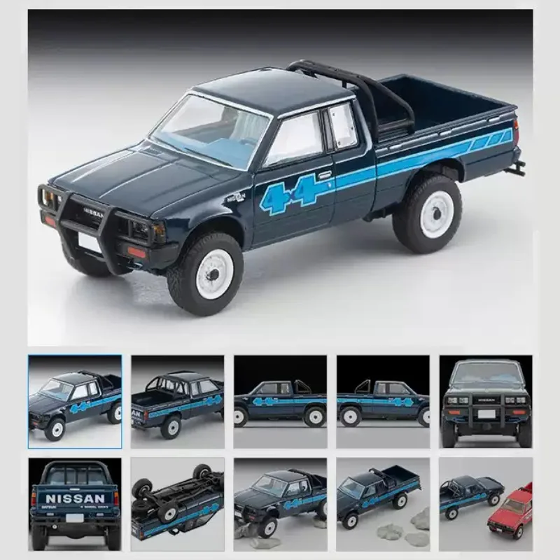 حقيقي في المخزون TAKARA TOMY TOMYTEC TLV 1/64 N321b & N320b Datsun 4WD سبيكة السيارات نماذج دييكاست مجموعة ألعاب السيارات #6