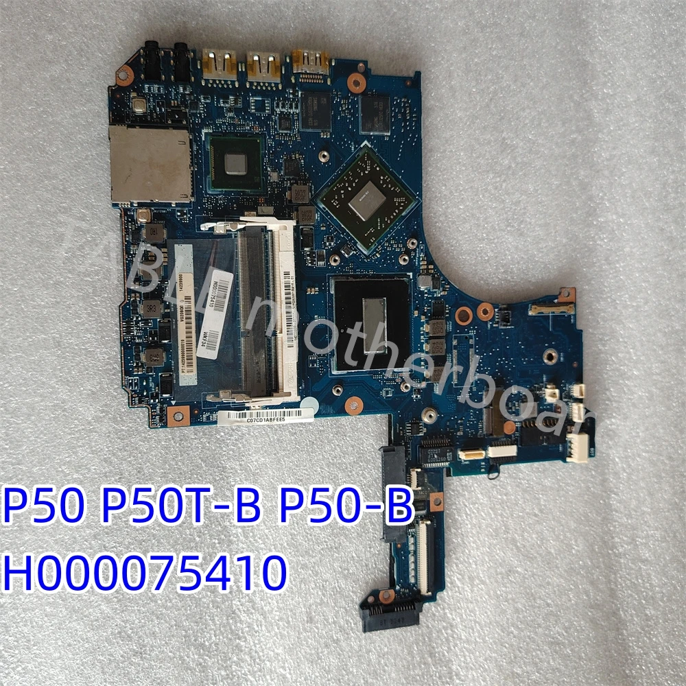 For Toshiba Satellite P50 P50T-B P50-B H000075410 VG20SQG 20CQG Laptop Motherboard Mainboard DDR3 With I7 CPU 100% Works Perfect