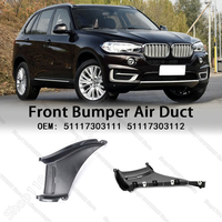 For 2014-2018 BMW X5 (F15) Front Bumper Grille Air Duct Bend Conduit 51117303111 51117303112
