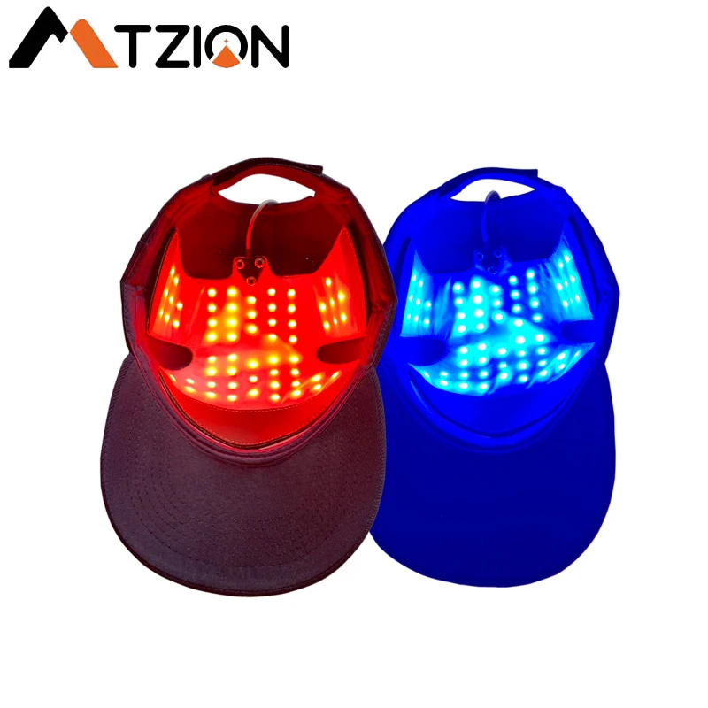 

Red&Blue Light Therapy Cap with 60 2-in-1 lamp beads Wave Hair Nourishing Promote Blood Circulation and Regulate Oil Secretion