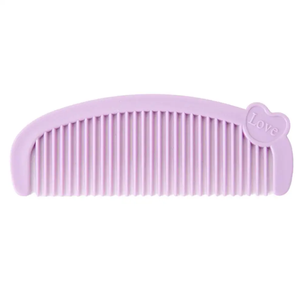 Portable Cute Pattern Fruit Hair Comb Kids Hairdressing The Combs Fine-toothed Anti-static Hurt Head Comb Not Comb V3C4