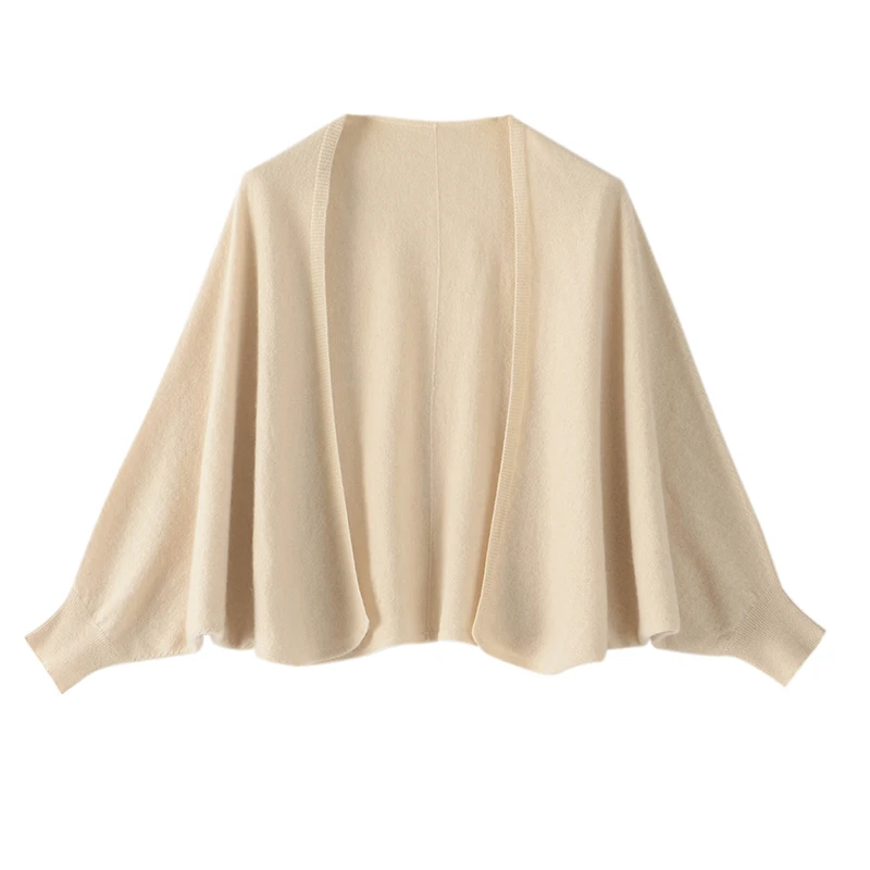 chale-en-cachemire-pur-de-haute-qualite-pour-femme-cardigan-ouvert-a-manches-chauve-souris-tricote-chaud-couleur-unie-automne-hiver
