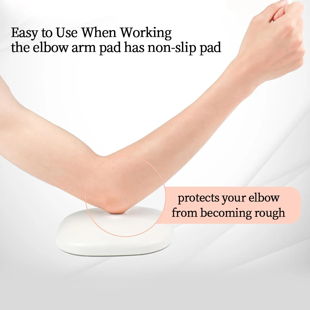 Kwadratowy podłokietnik ze skóry z mikrofibry Profesjonalny antypoślizgowy podłokietnik dla techników paznokci Poduszka do salonu Manicure Łokieć