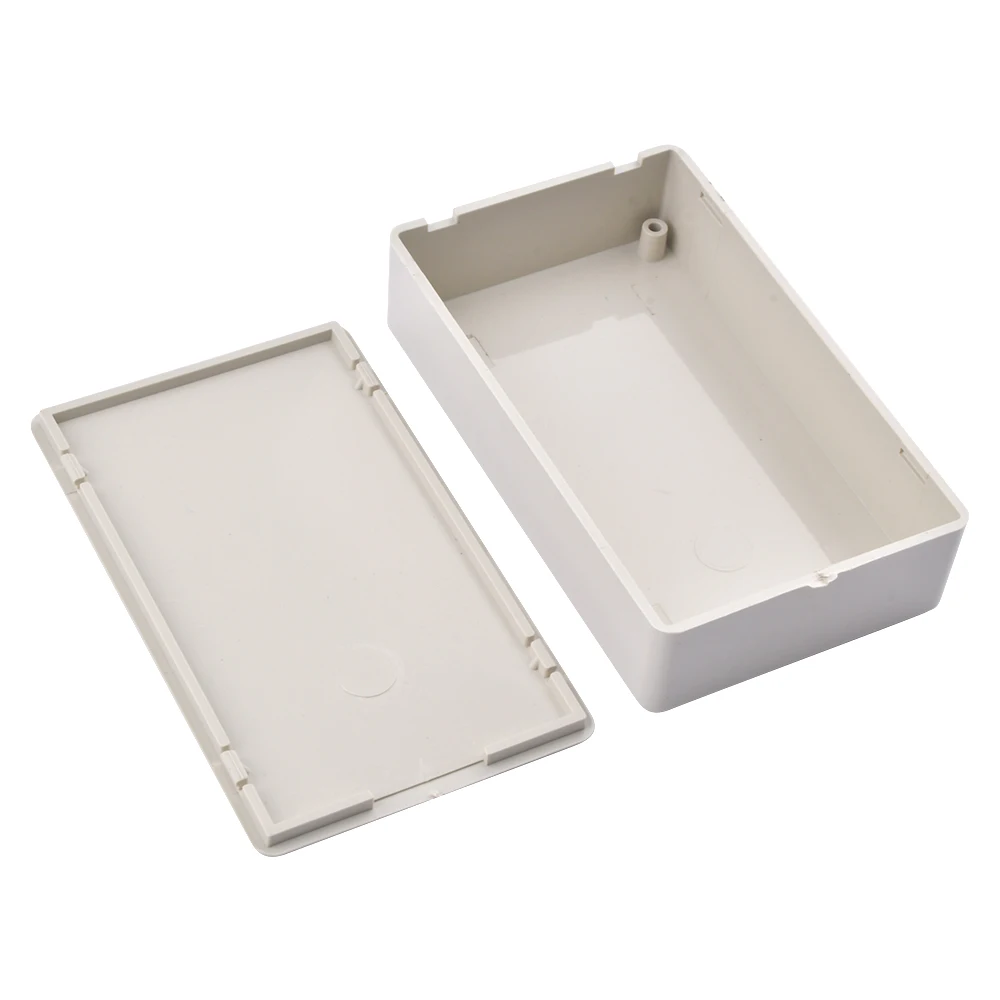1PCS Plastic Electronic Instrument Junction Box Shell 100X60X25MM Instrument Shell Plastic Power Junction Box White
