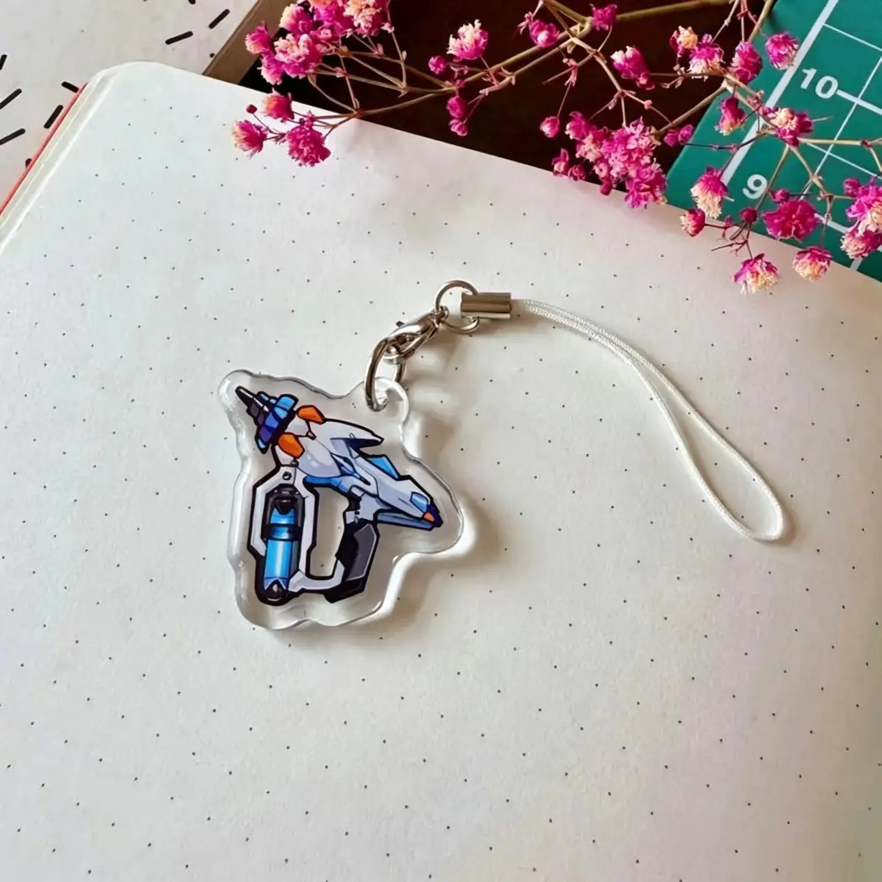 Overwatch 2 phone charms  OW2 acrylic charms   DVA  Mercy  Sombra   Kiriko  Symmetra  Juno  Overwatch Keychains - Gaming gifts view 2
