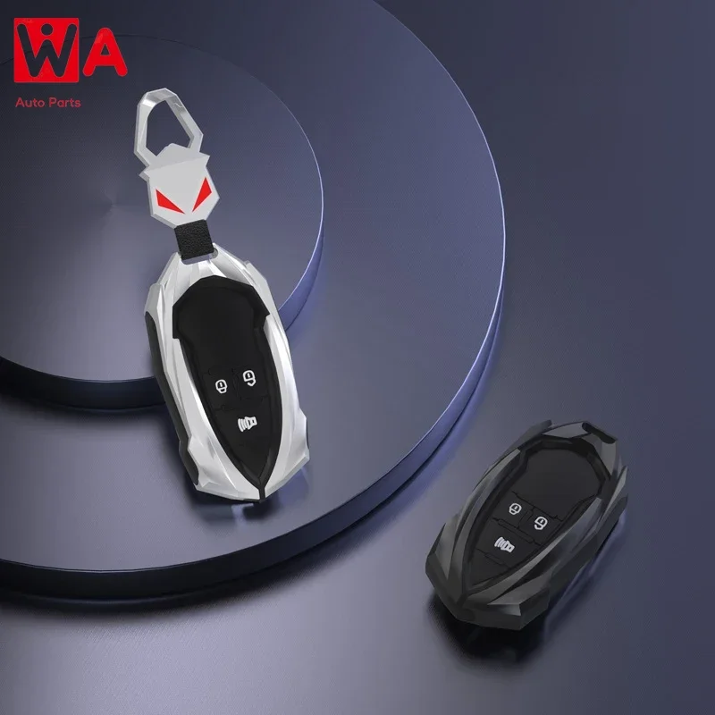 

3 Buttons Smart Zinc Alloy Car Remote Key Case Cover Shell For Jianghuai JAC T50 S2 S3 S4 S5 S7 Auto Holder Accessories