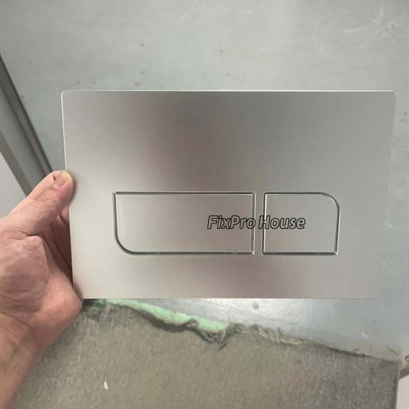 Silver For Geberit Sigma01.20.30.50 UP300 UP320 Hidden Water Tank Concealed Tank Panel Flush Press Board Bathroom Accessories