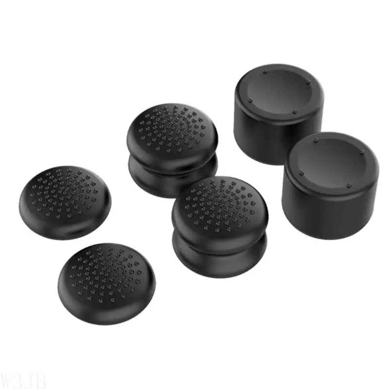 W3JB Austauschbare Silikonkappen, rutschfeste Joystick-Griffe, bequem für Switch2 – Detail 1