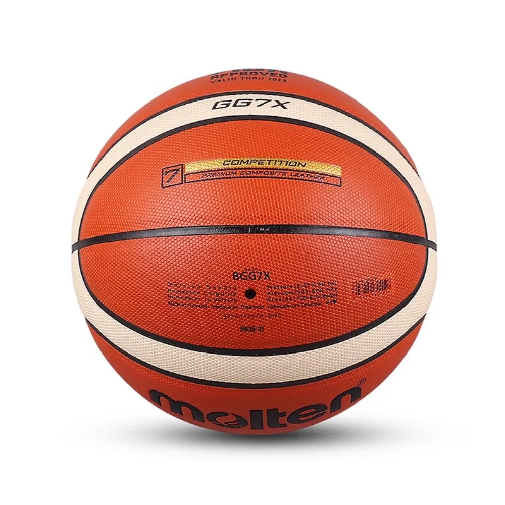 Molten-baloncesto GG7X para interiores y exteriores, resistente al desgaste, antideslizante, tren de competición para adultos, niños y estudiantes