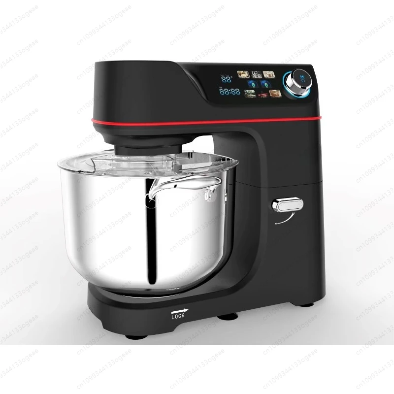 10L2500W Stand Mixer,Food Processor with Color Display,Full Die-Cast Aluminum Construction,for Kneading Heavy Dough,CakeWhipping