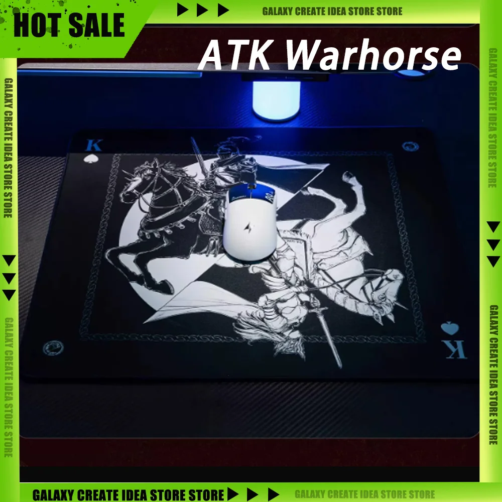 

Коврик для мыши ATK Warhorse 4 мм, коврик для мыши Illustrator, коврик для мыши из микрофибры, коврик для мыши для киберспорта, новогодняя лимитированная серия, аксессуары для ПК-геймеров, подарки