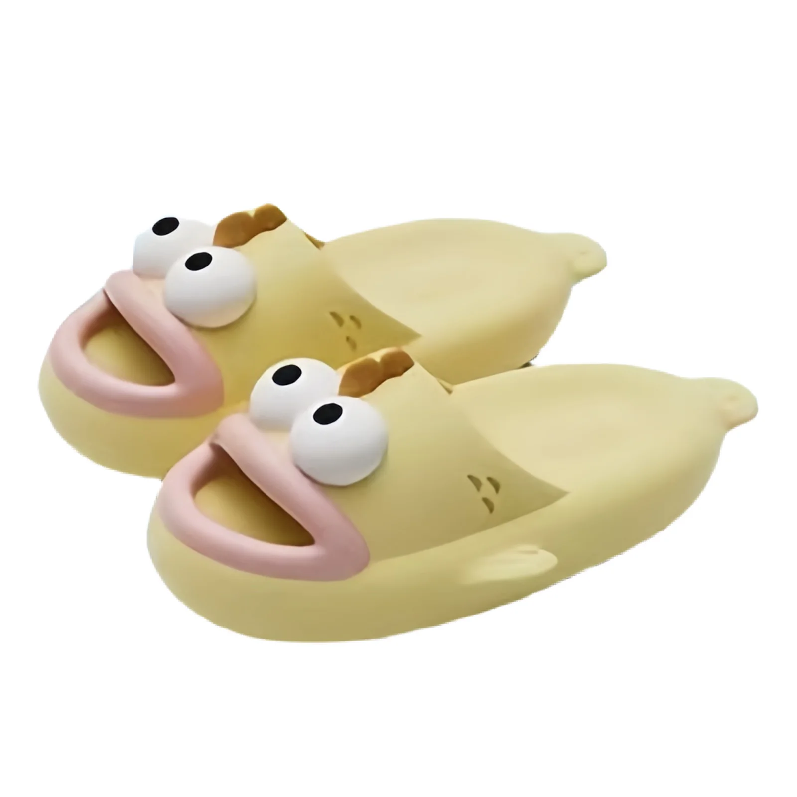 Sandalias de animales con punta abierta para hombre y mujer, chanclas antideslizantes con forma de nube de pescado, zapatos de verano para la playa