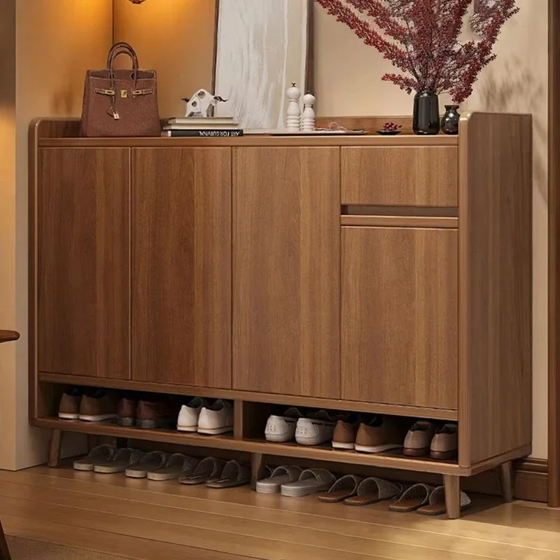 

Shoe cabinet, storage modern wooden large-capacity shoe cabinet