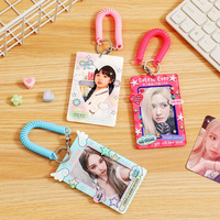 Ins Sweet Girl Three Inch Acrylic Hard Card Holder Stargazer Small Card Photography Display Hanging Transparent Card Brick