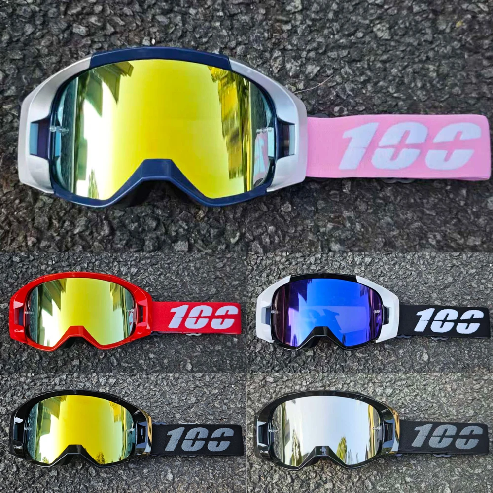 

100 High Definition Outdoor Sunglasses Four Season Man Woman WindProof DustProof Trendy Cycling Motorcycle Motocross