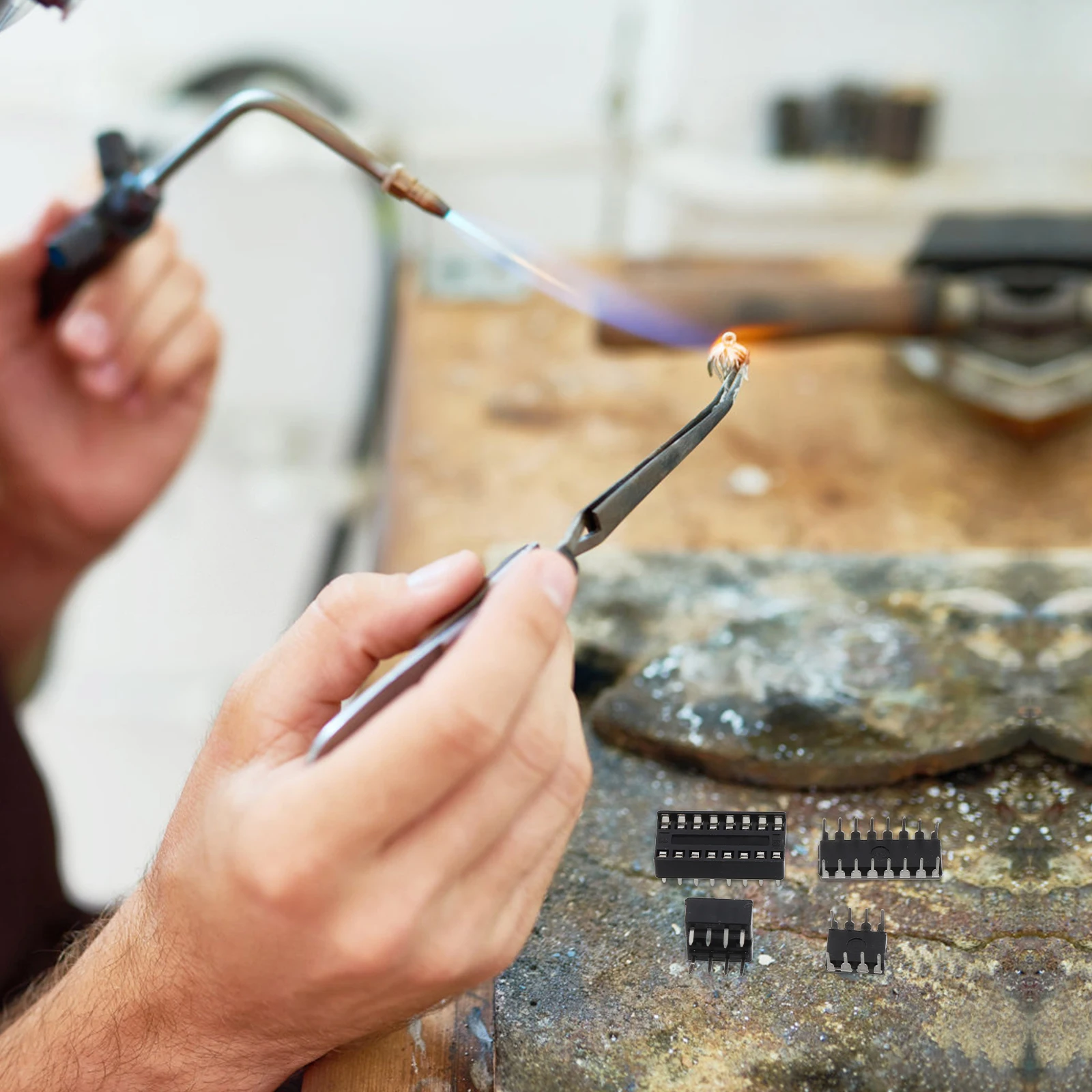 

Diy Soldering Practice Kit Beginner Electronics Learning Board Stem Soldering Circuit Building Tools For