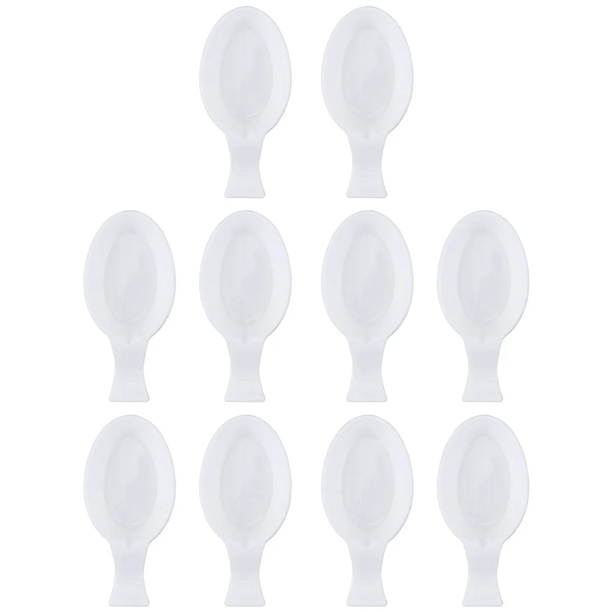 10 pcs Plastic Art Watercolor Painting Mixing Palette Tray Halloween Christmas New Year Brush Holder Tray Paint Brush Holder