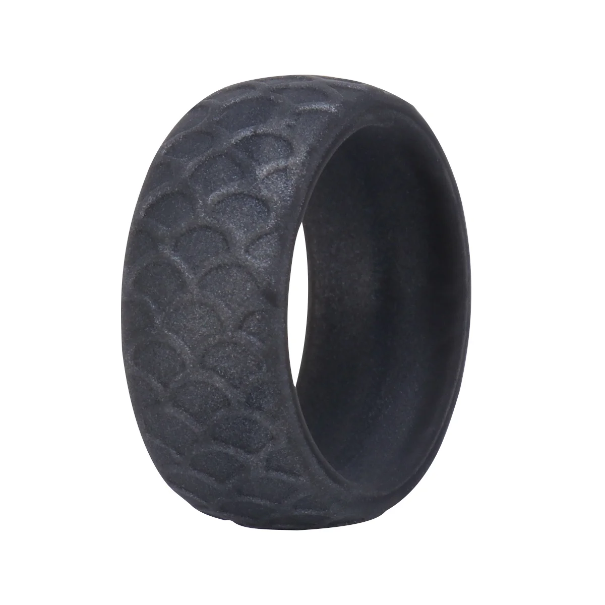 1 قطعة البنصر سيليكون للرياضة في الهواء الطلق مرنة مقاوم للماء ممارسة الفرقة رمادي الحديد No14 إصبع مريح #4