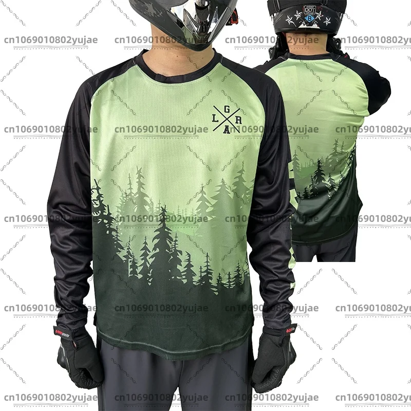 

Real shot loose rider jersey MTB sweatshirt quick dry shirt summer motorcycle downhill T-shirt breathable quick dry top