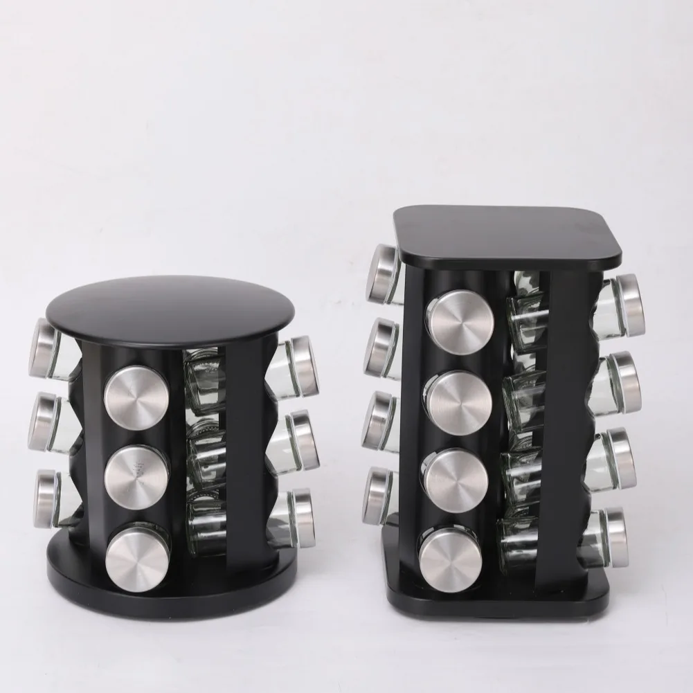 

Вращающаяся полка для специй из нержавеющей стали на 12 банок, кухонная подставка в скандинавском стиле, выделенная на 360 градусов угловая подставка Lazy Susan для бутылок с специй
