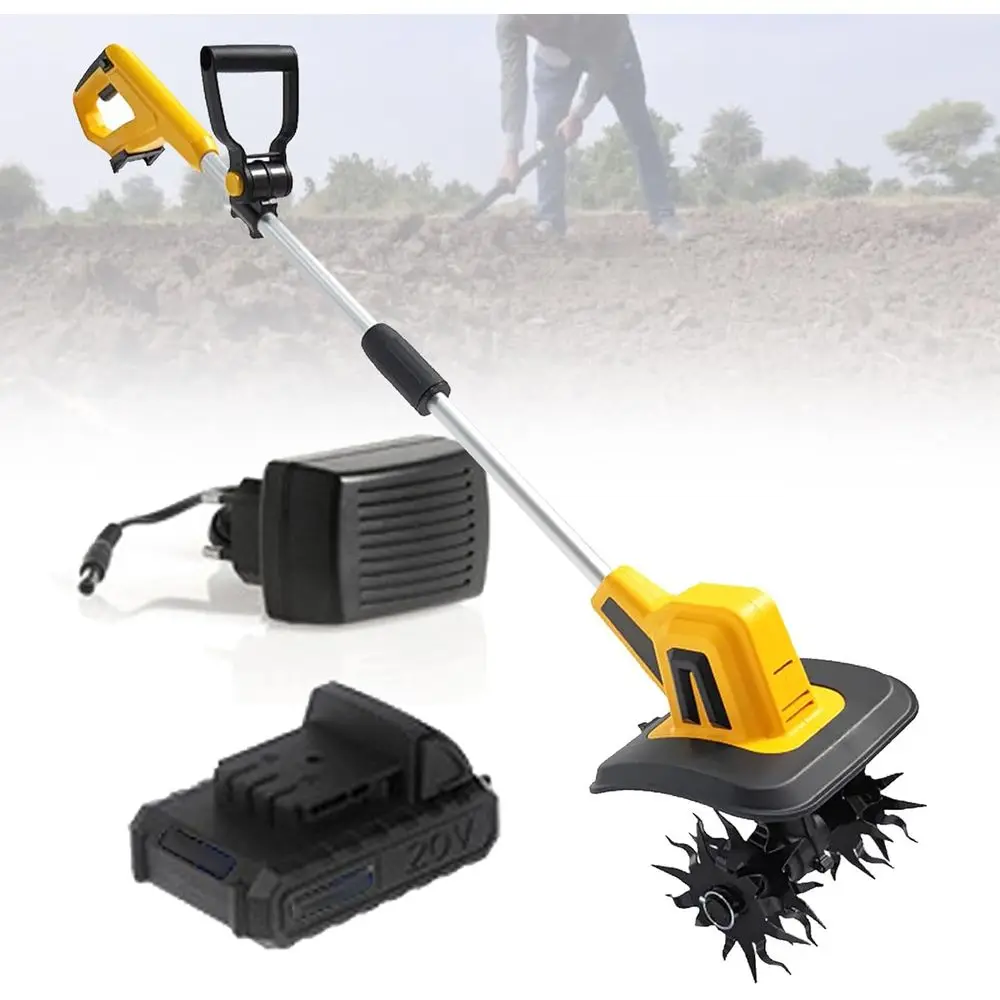 

Rechargeable 270RPM Professional Electric Garden Tiller with 22cm Width and 16cm Tilling Depth