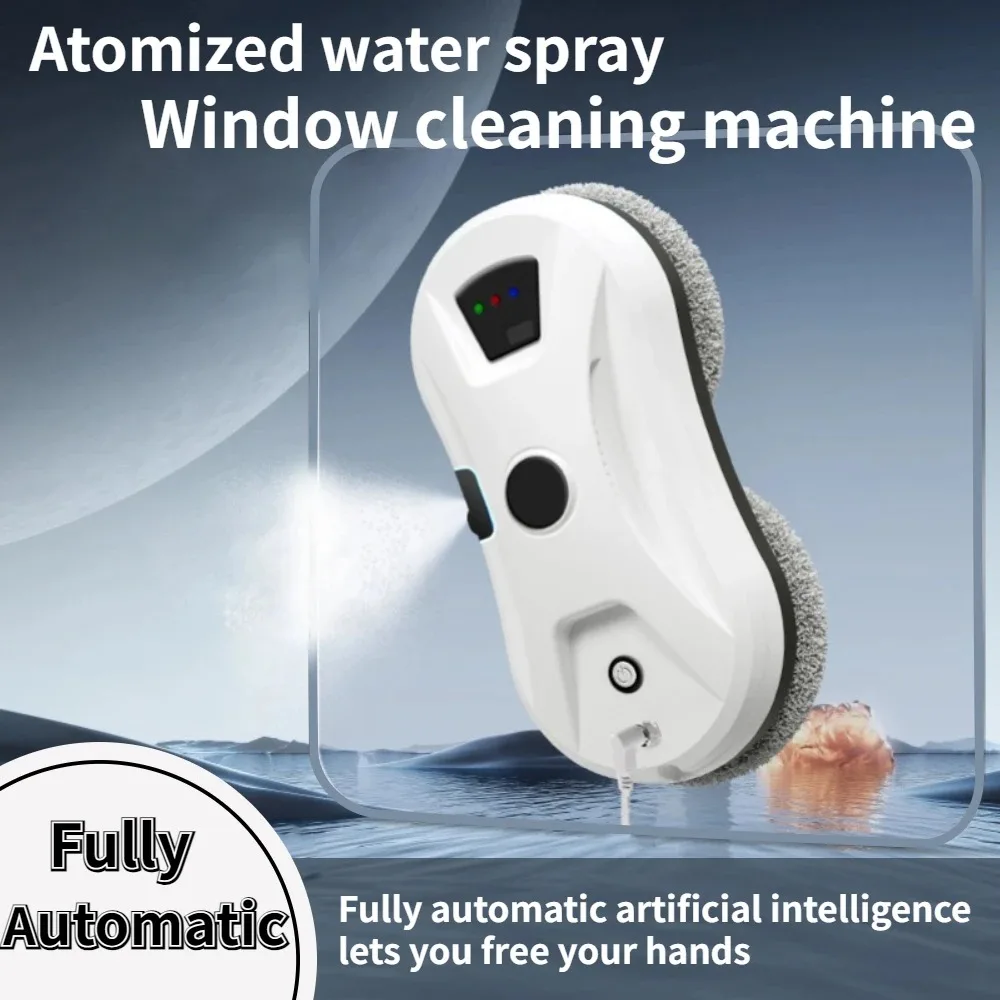 Window Cleaning Robot Ultra Thin Spray water Vacuum Cleaner Window Cleaner Electric Glass Limpiacristales Remote With Control