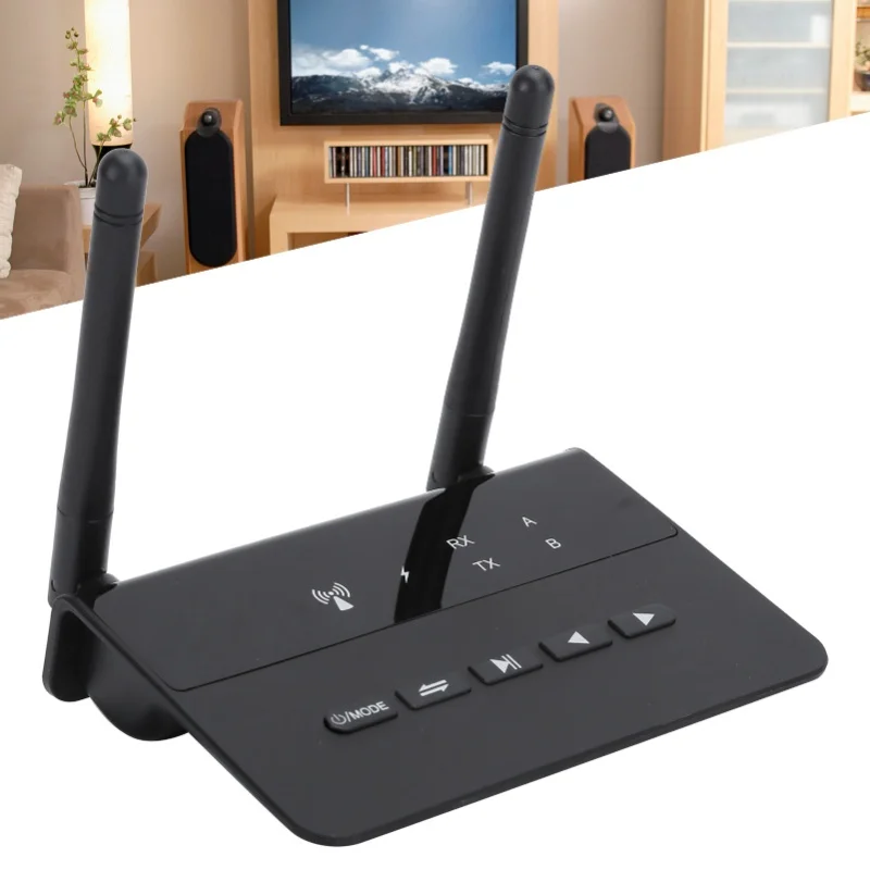 2 In 1 Bluetooth Wireless Audio Adapter Long Range Transmitter Receiver  AUX For Car TV