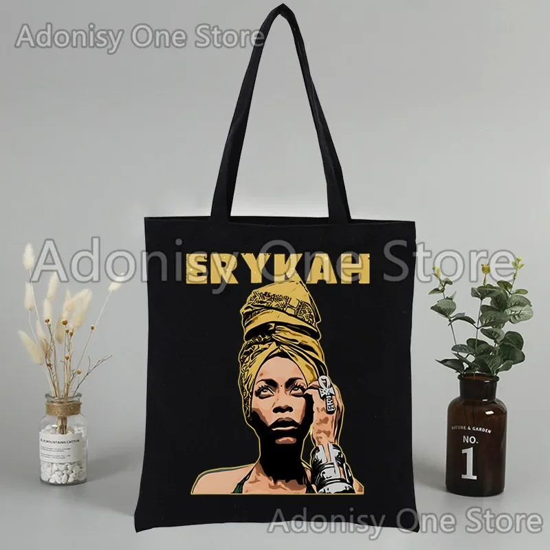 Fugees Canvas Bags Shopper Shoulder Bag Women Designer Handbags Shopping Tote Casual Woman Grocery Customizable