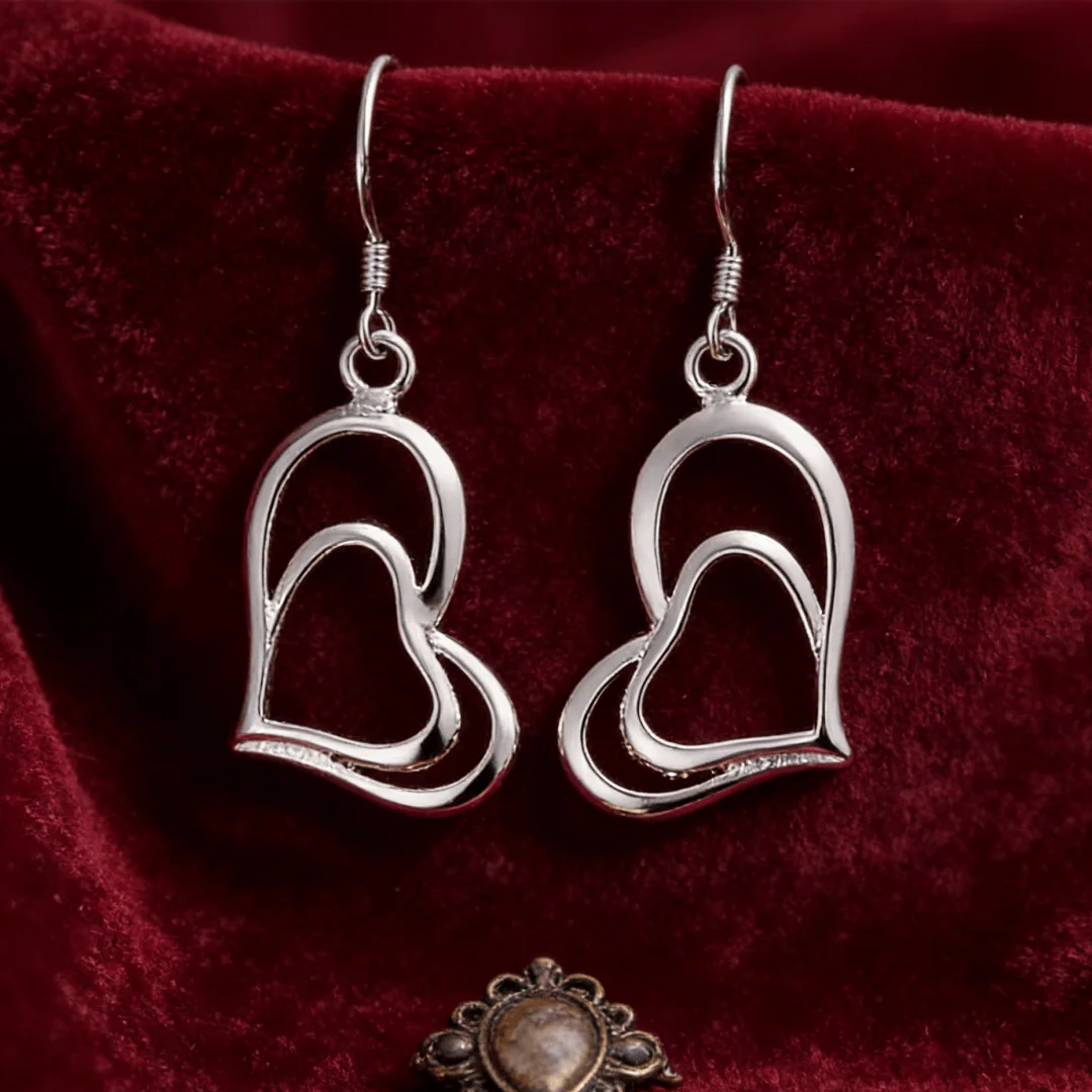 Street Fashion Couple - Nouvelles boucles d'oreilles en argent sterling